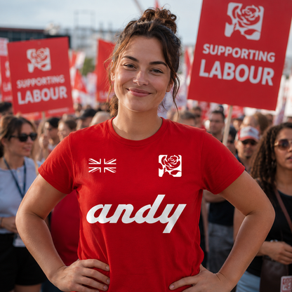 Andy Burnham Labour T Shirt