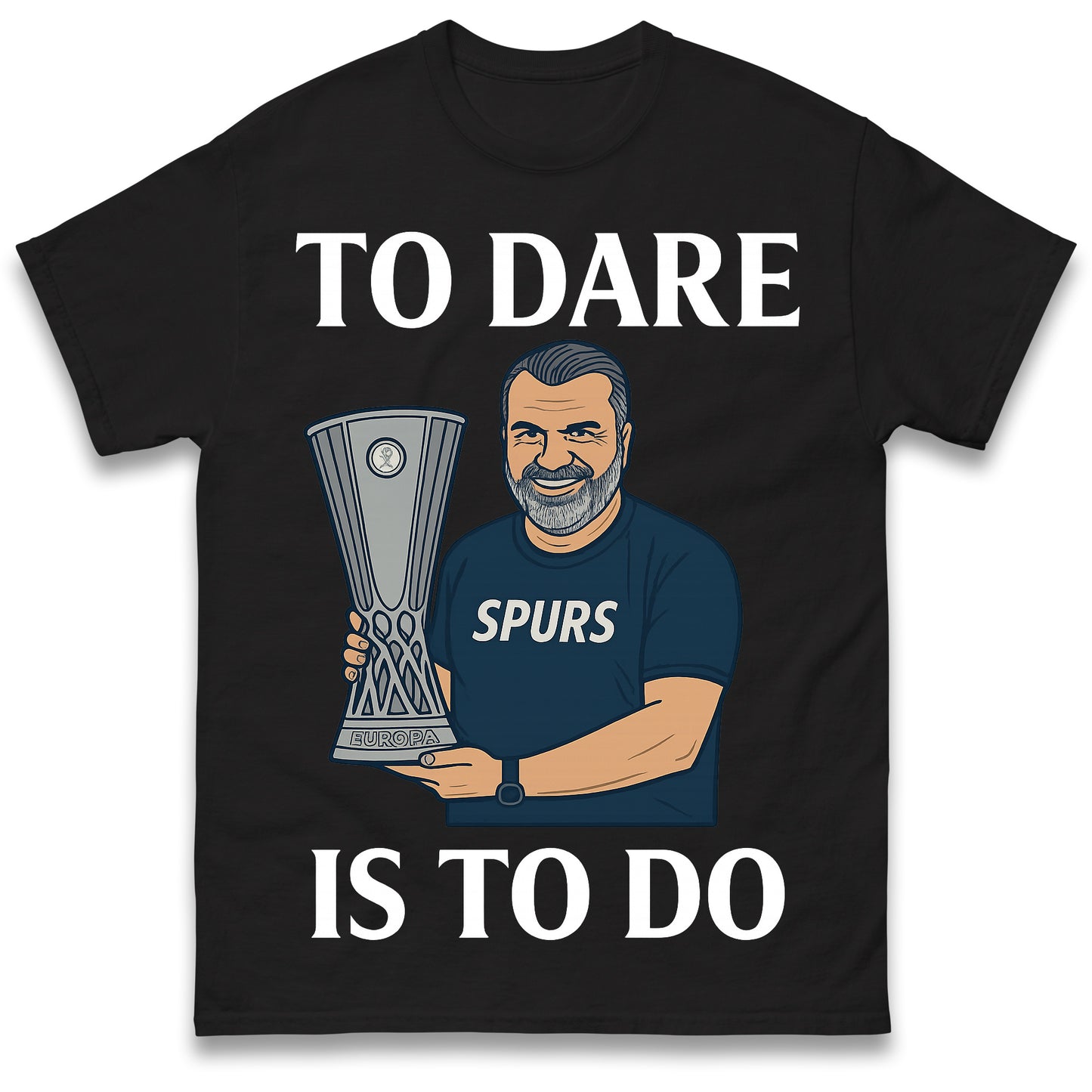 Ange Postecoglou Europa League Trophy Tottenham T Shirt