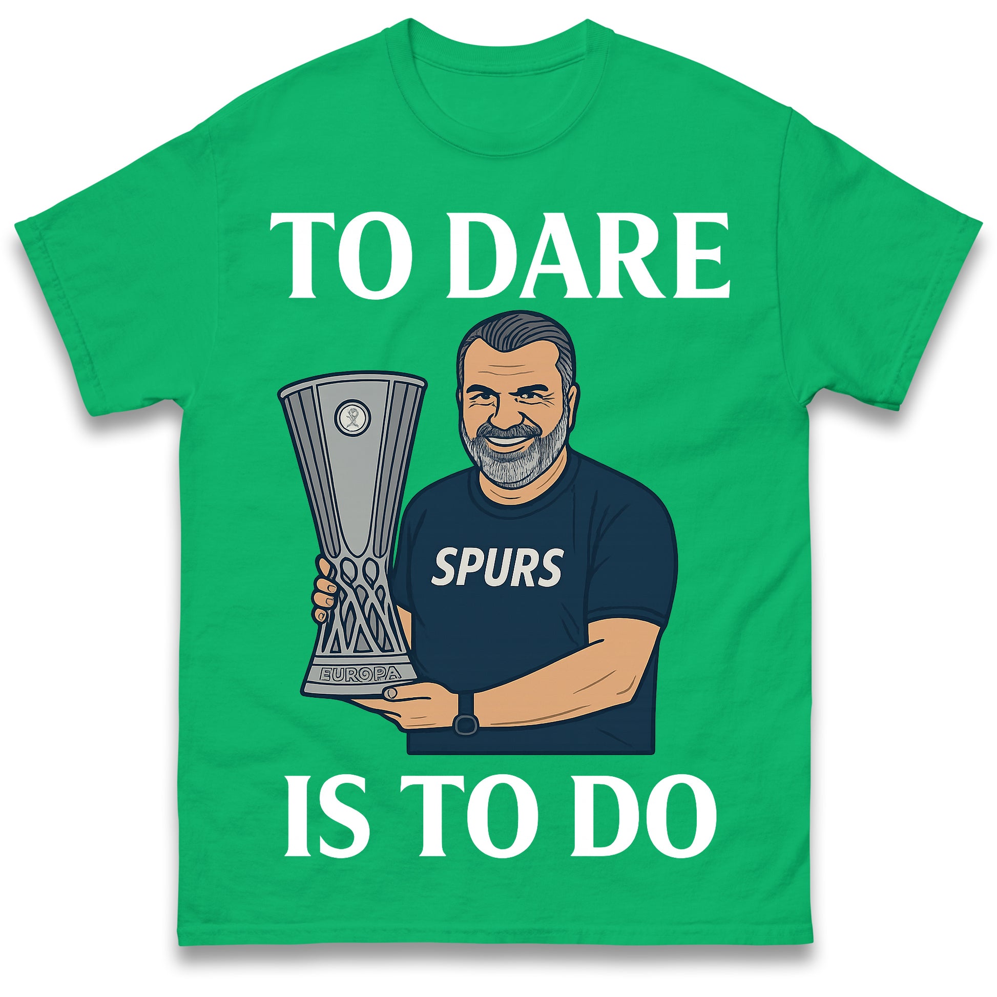 Ange Postecoglou Europa League Trophy Tottenham T Shirt