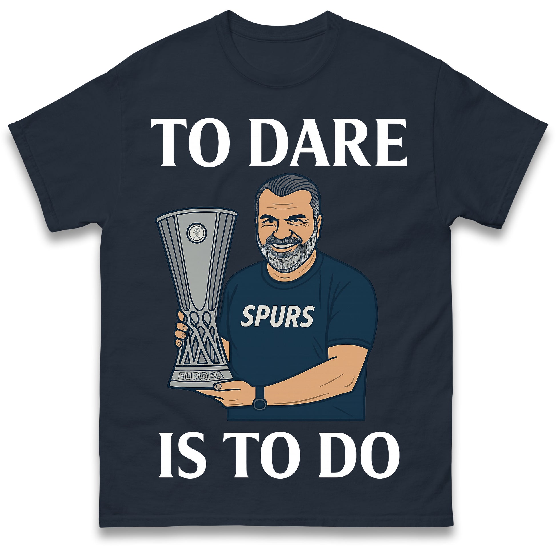 Ange Postecoglou Europa League Trophy Tottenham T Shirt