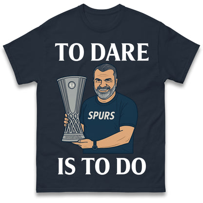 Ange Postecoglou Europa League Trophy Tottenham T Shirt
