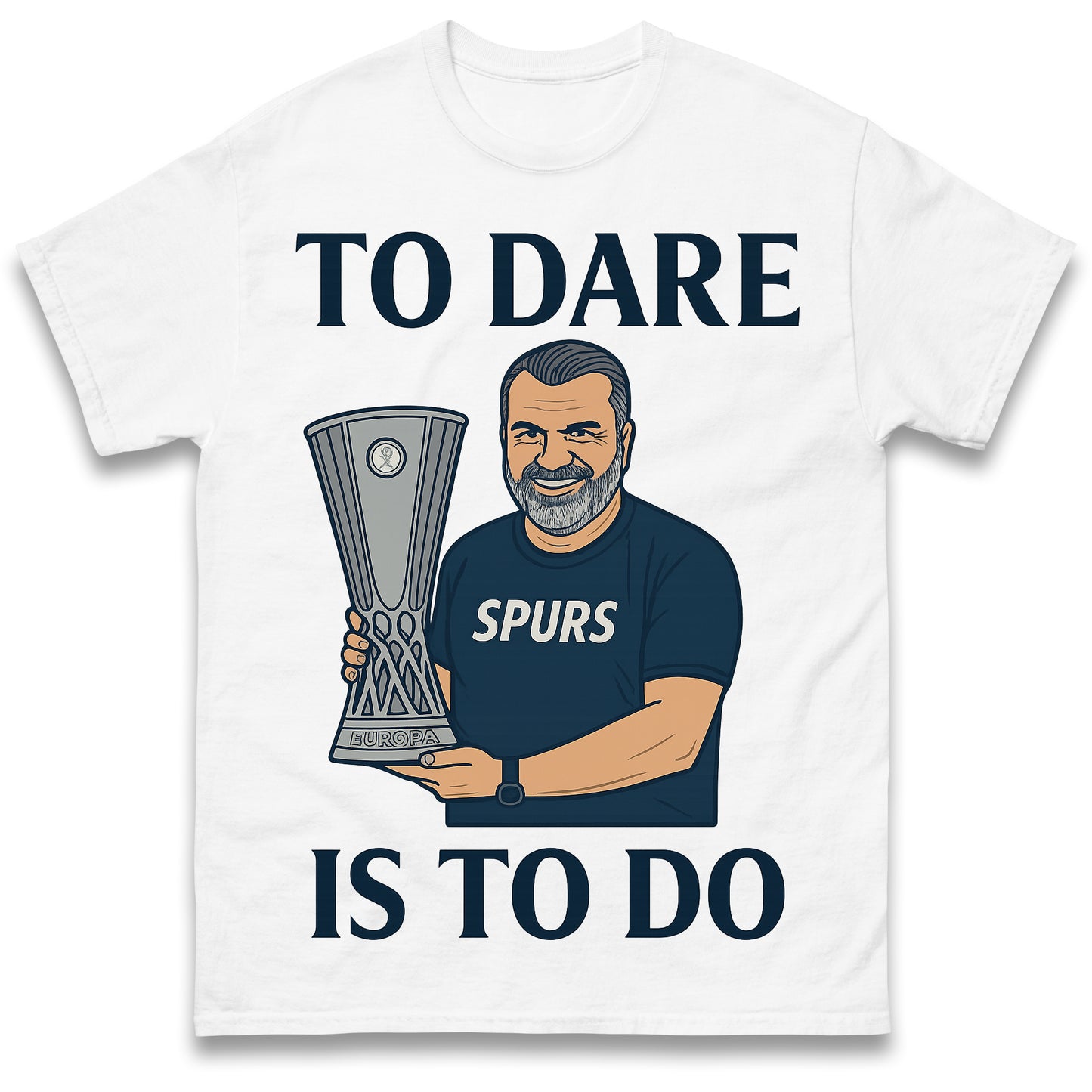 Ange Postecoglou Europa League Trophy Tottenham T Shirt