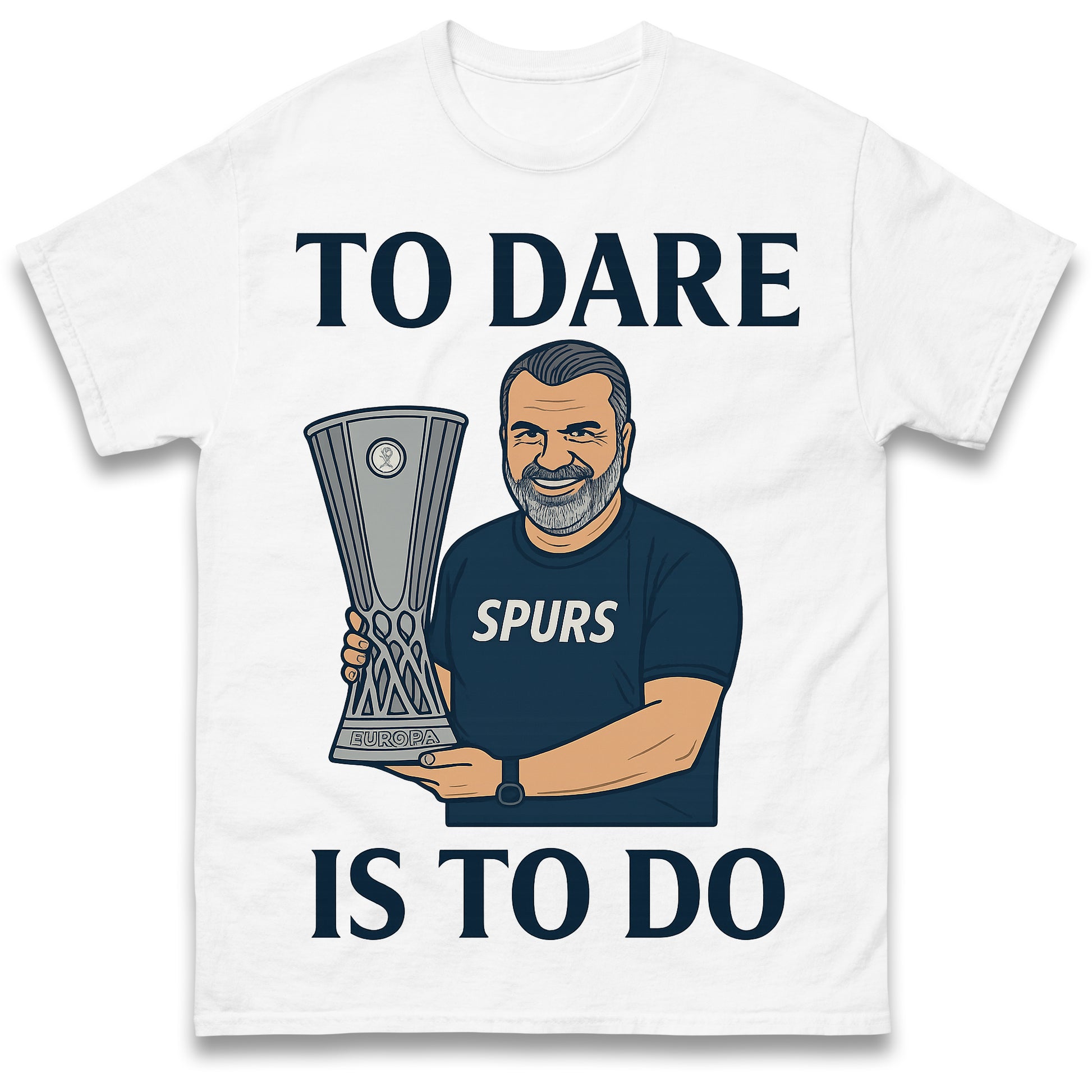 Ange Postecoglou Europa League Trophy Tottenham T Shirt