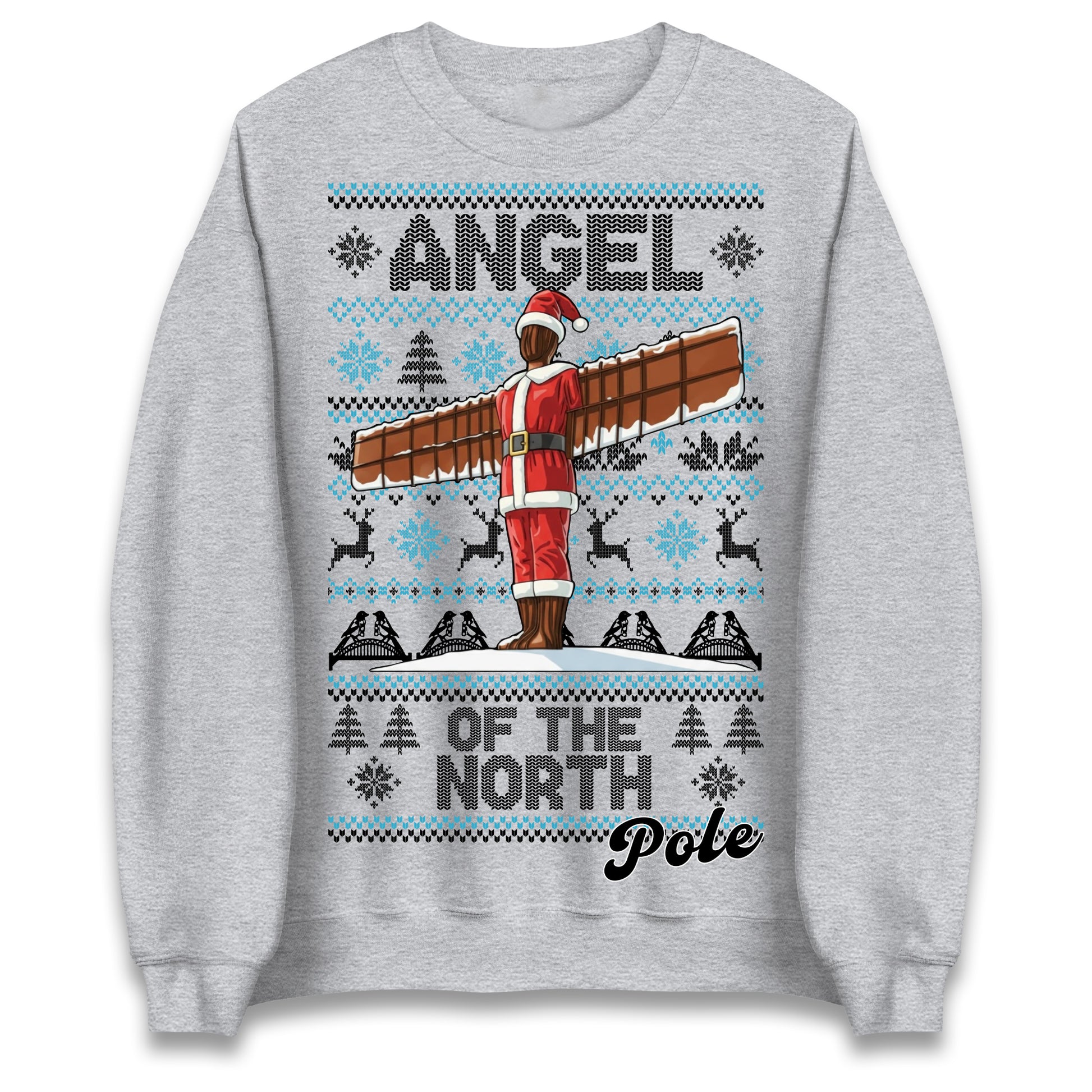 Angel of The North Pole Christmas Jumper