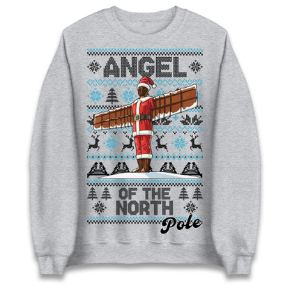 Angel of The North Pole Christmas Jumper