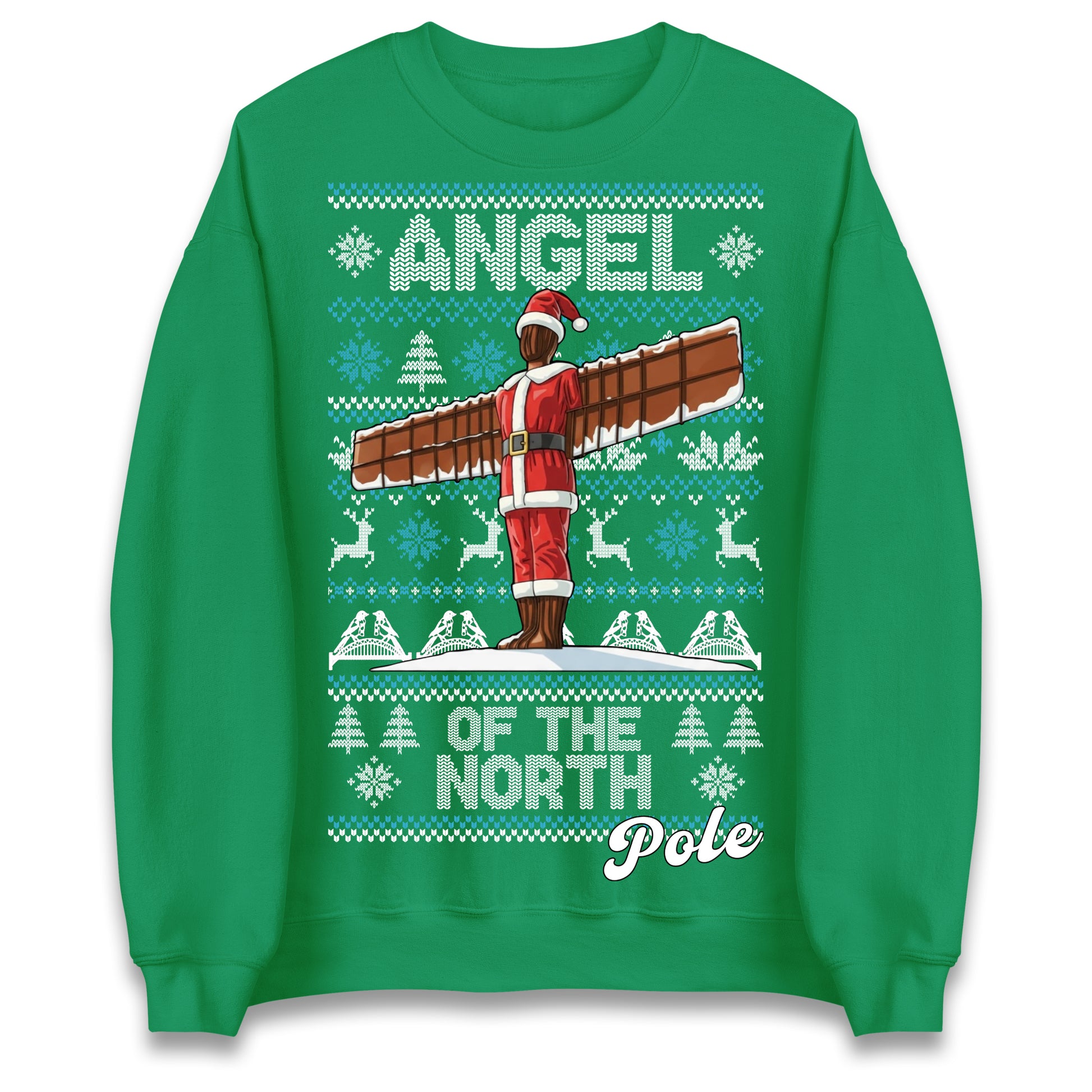 Angel of The North Pole Christmas Jumper