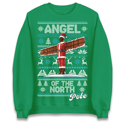 Angel of The North Pole Christmas Jumper