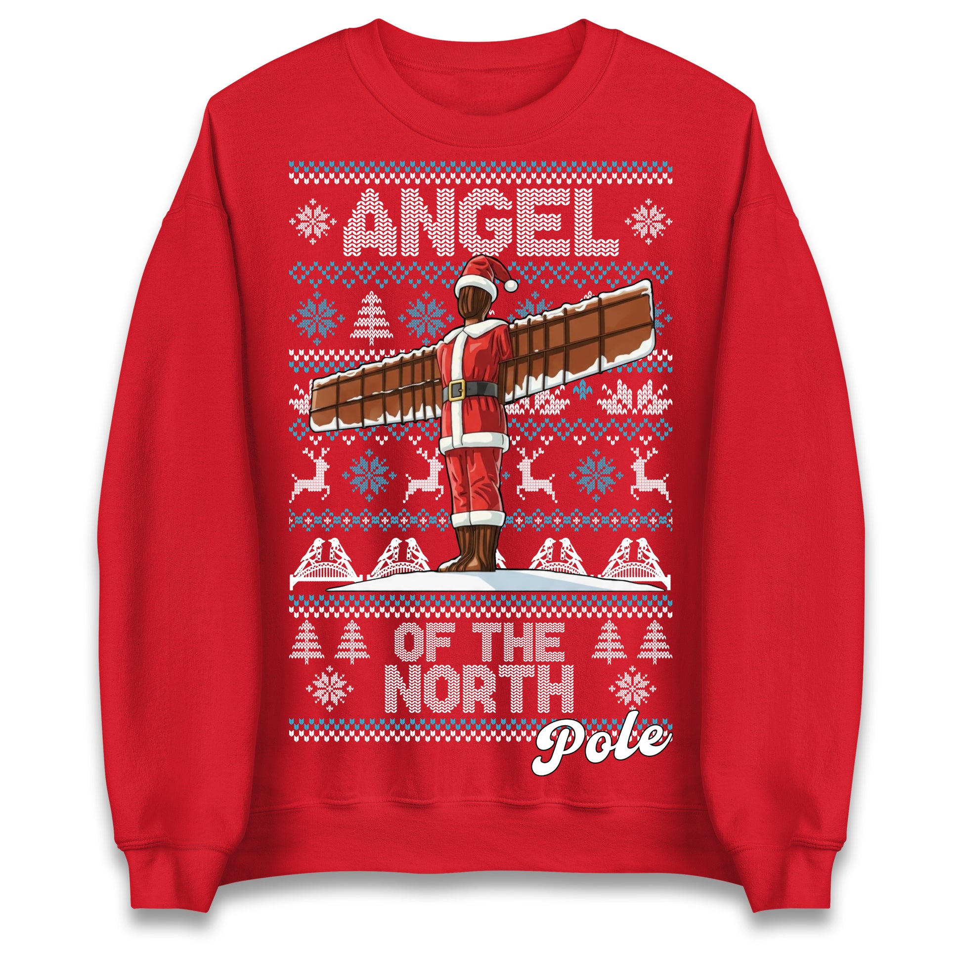 Angel of The North Pole Christmas Jumper