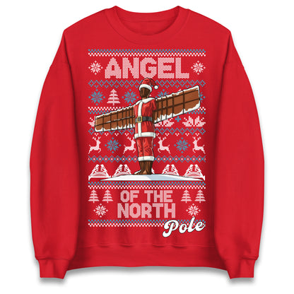 Angel of The North Pole Christmas Jumper