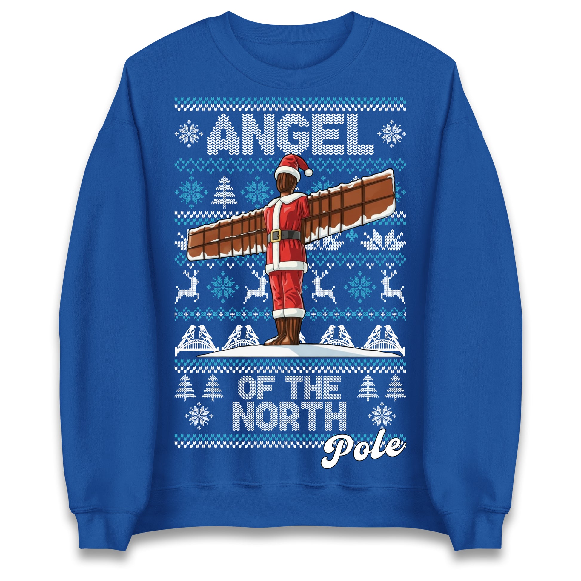 Angel of The North Pole Christmas Jumper