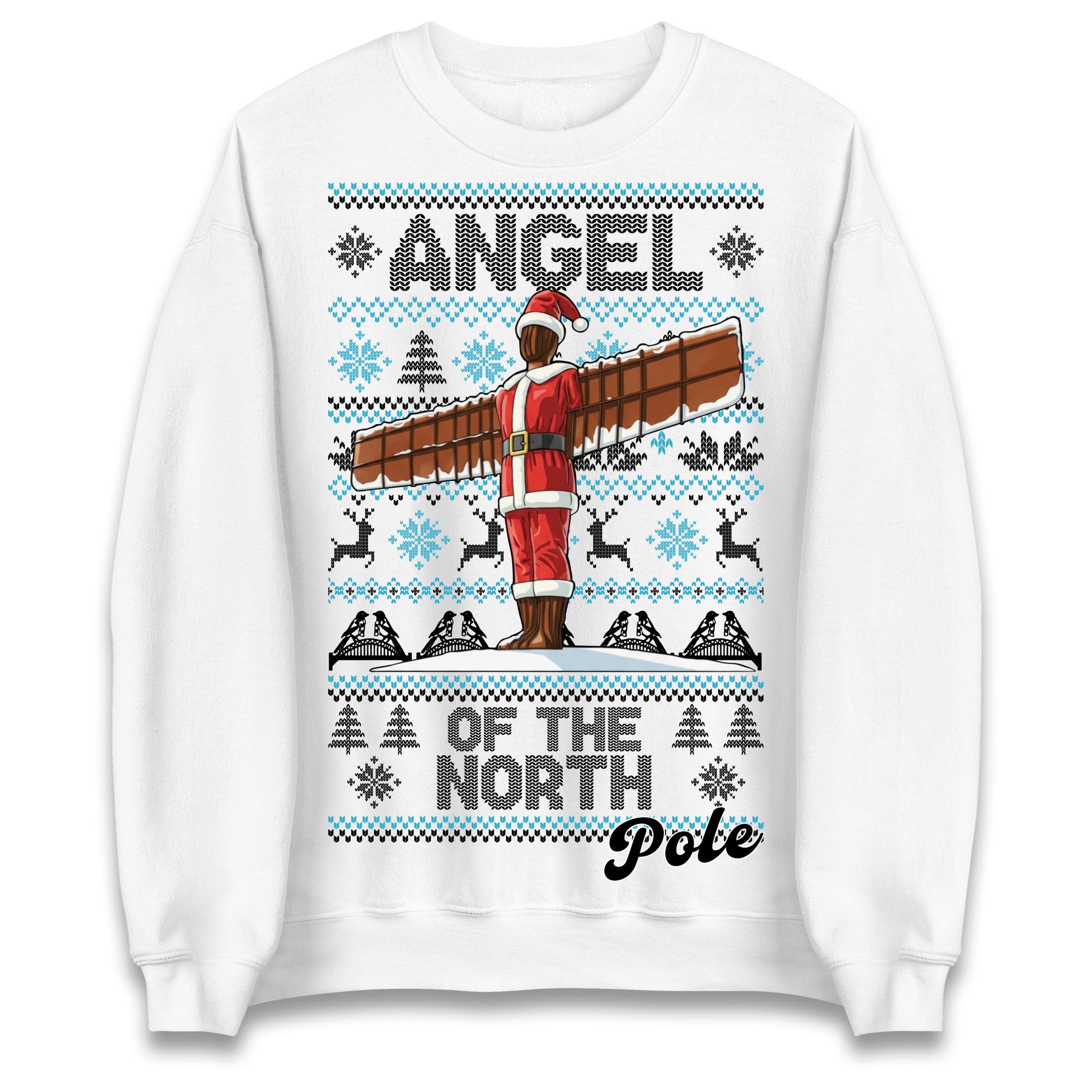Angel of The North Pole Christmas Jumper