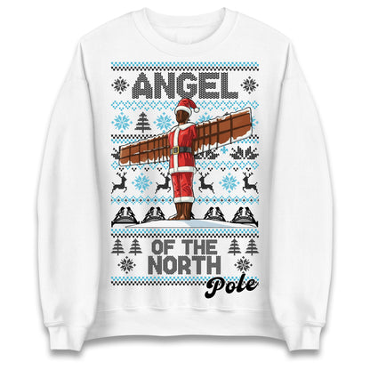 Angel of The North Pole Christmas Jumper
