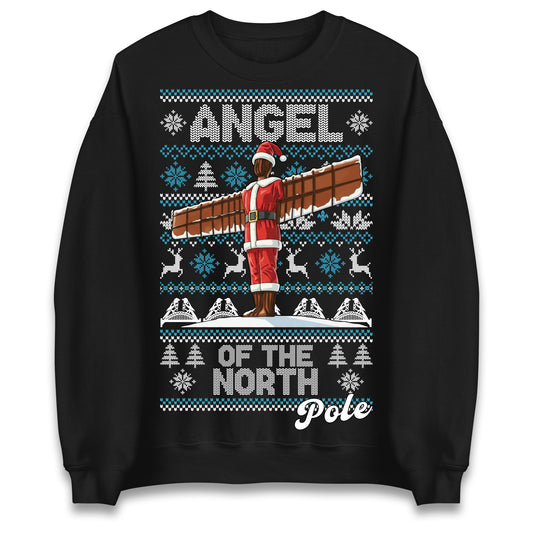 Angel of The North Pole Christmas Jumper