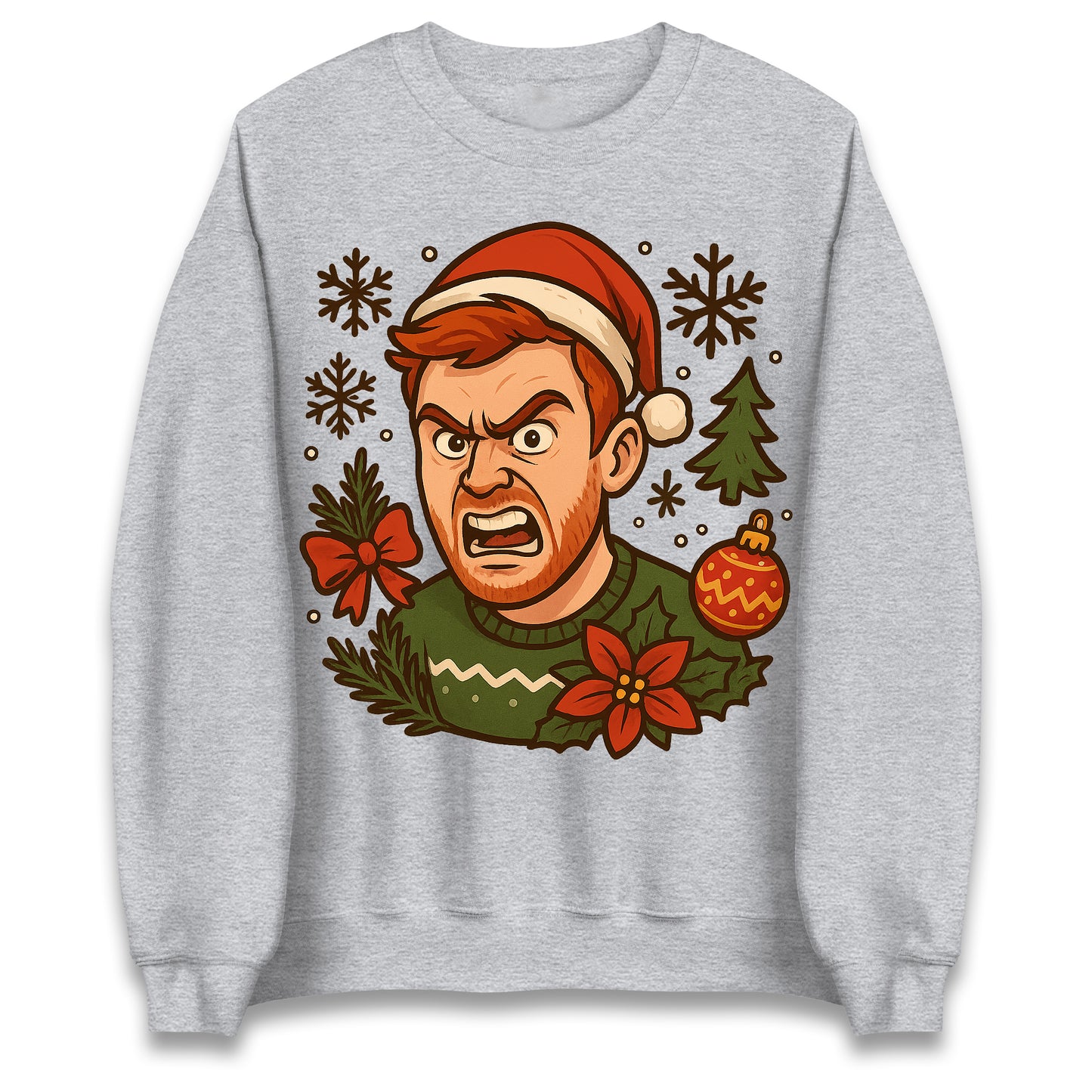Angry Ginge Christmas Jumper
