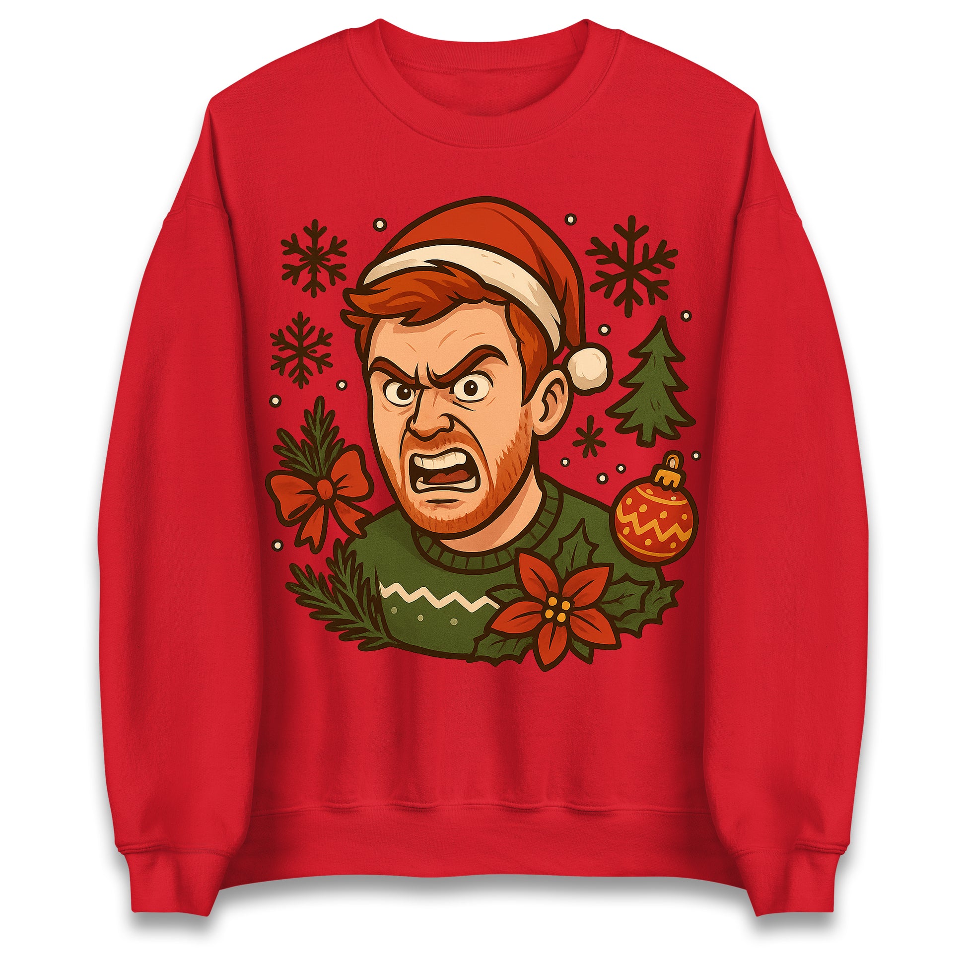 Angry Ginge Christmas Jumper