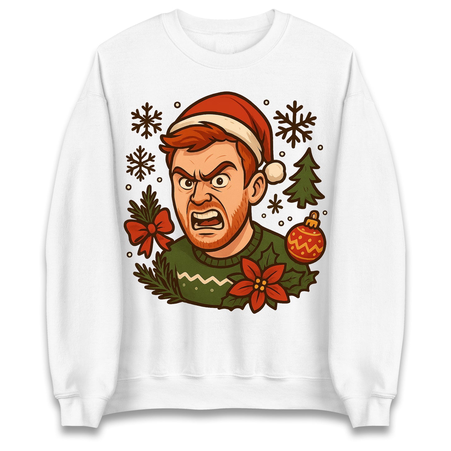 Angry Ginge Christmas Jumper