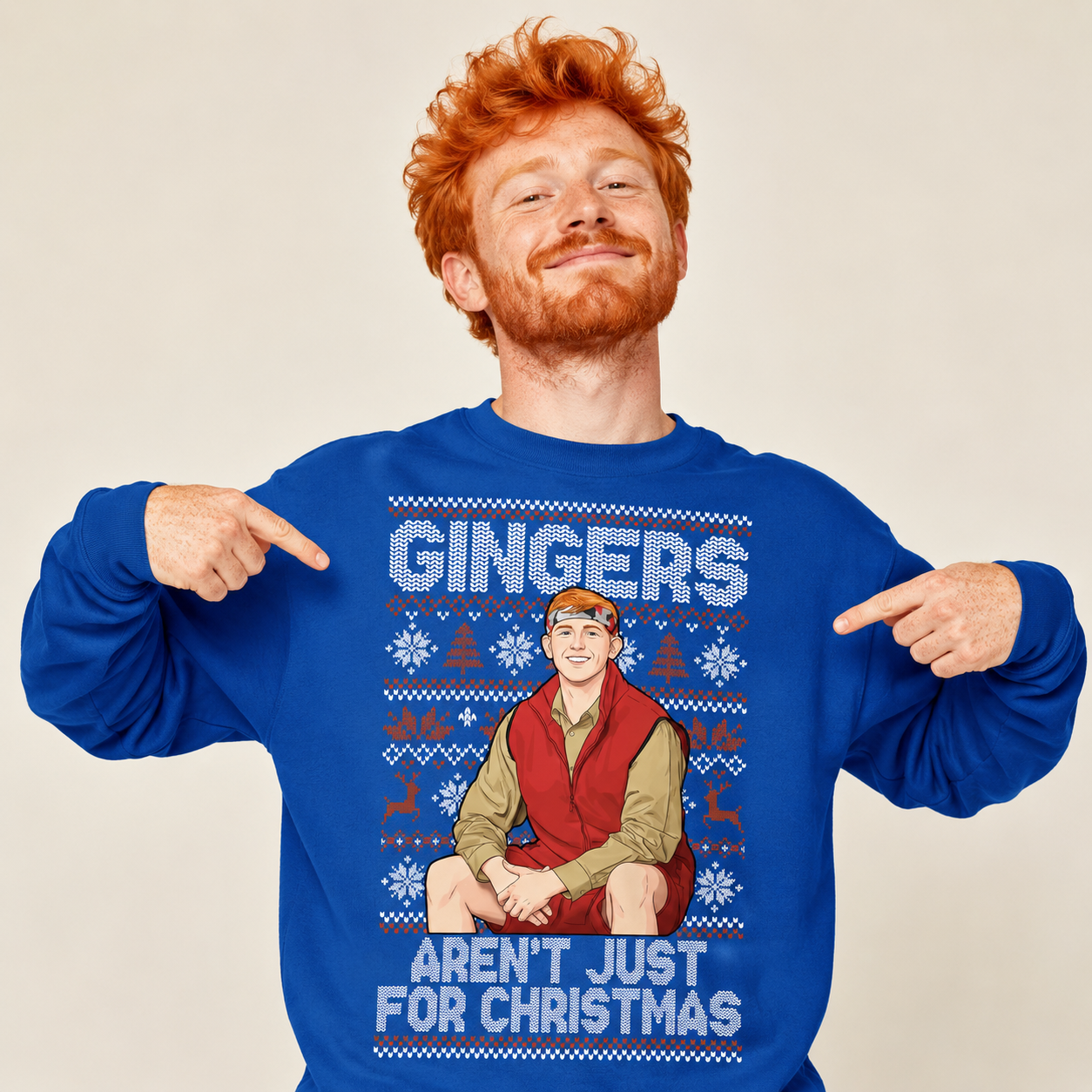 Angry Ginge Christmas Jumper
