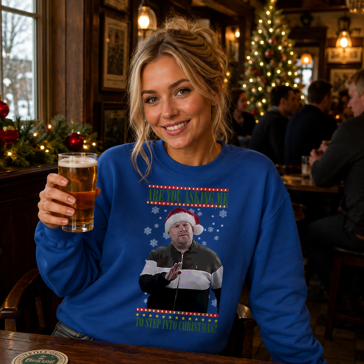 Are You Asking Me to Step into Christmas Jumper