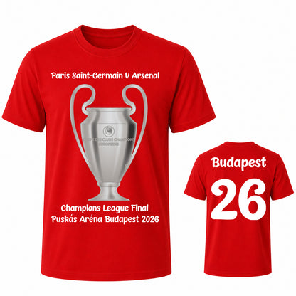 Arsenal Champions League Final 2026 Shirt