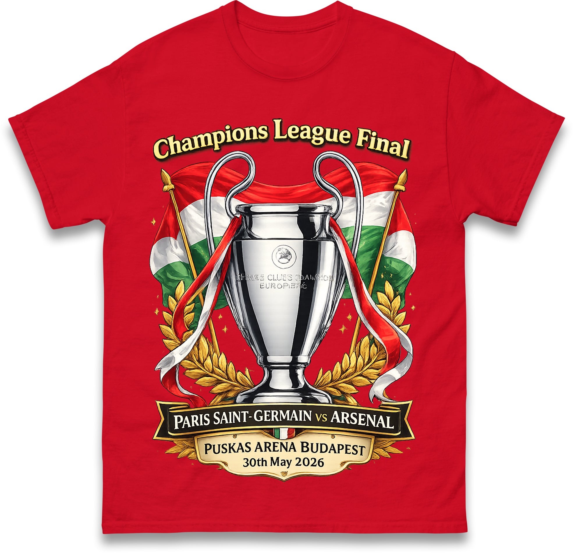 Arsenal Champions League Final Shirt | Shop for Budapest 2026