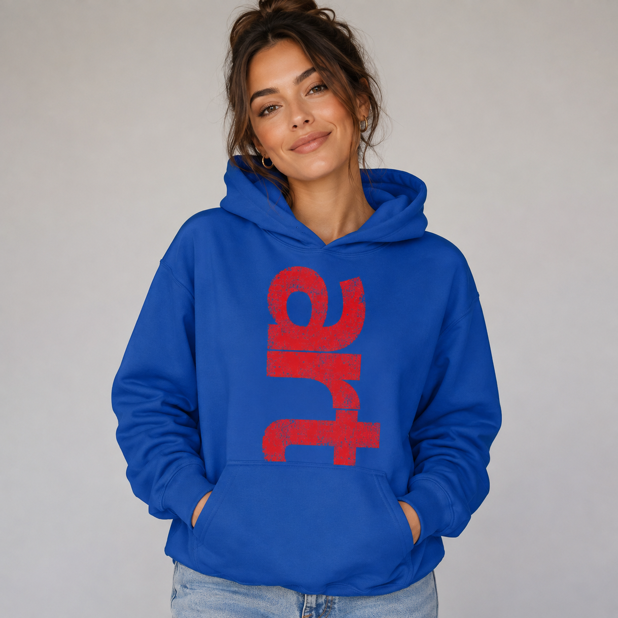 ART Hoodie Minimal Typography Modern Graphic Hooded Tops