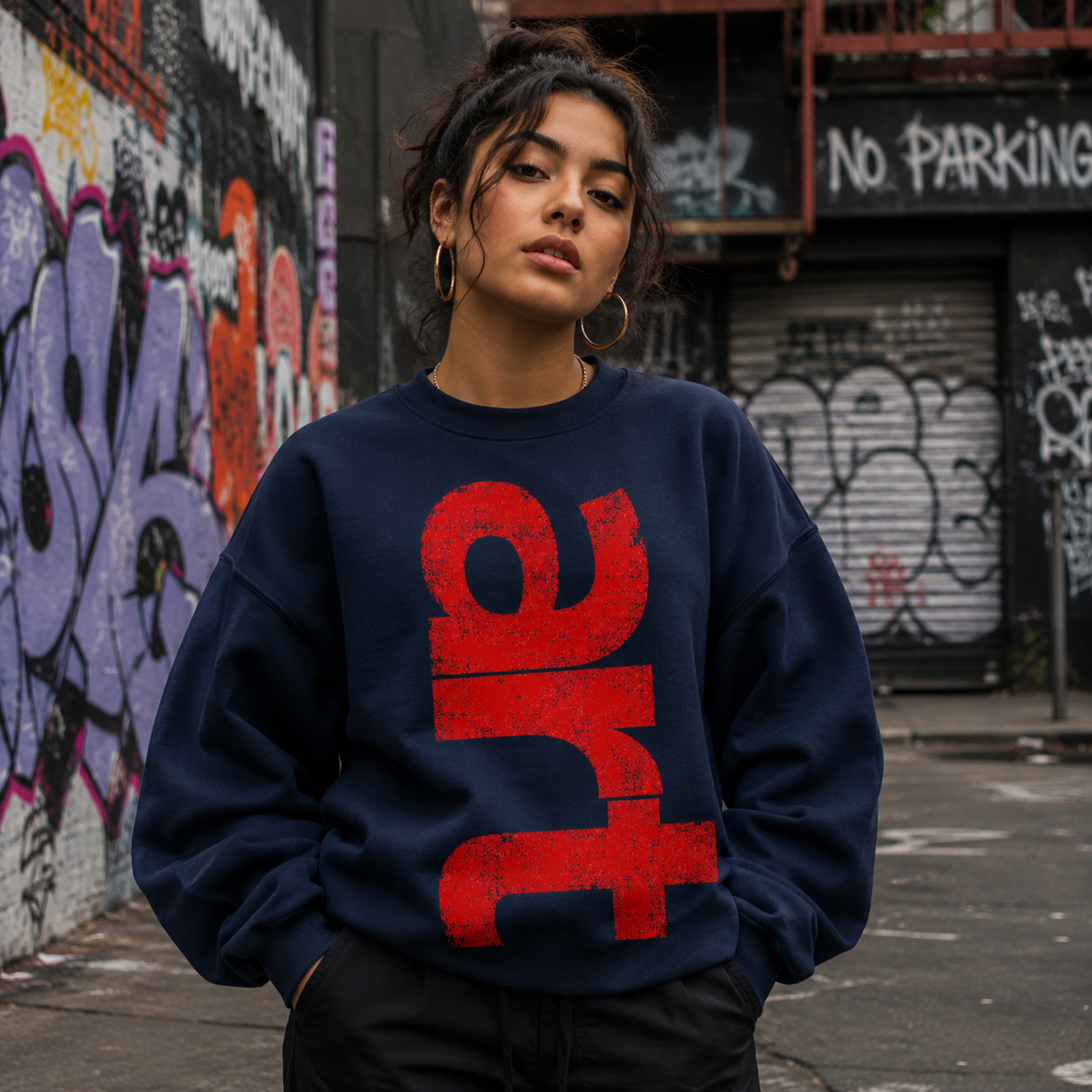 Art Sweatshirt Unisex Heavy Cotton Jumper, Graphic Top, Artist Sweater, Creative Apparel, Abstract Design, Urban Style