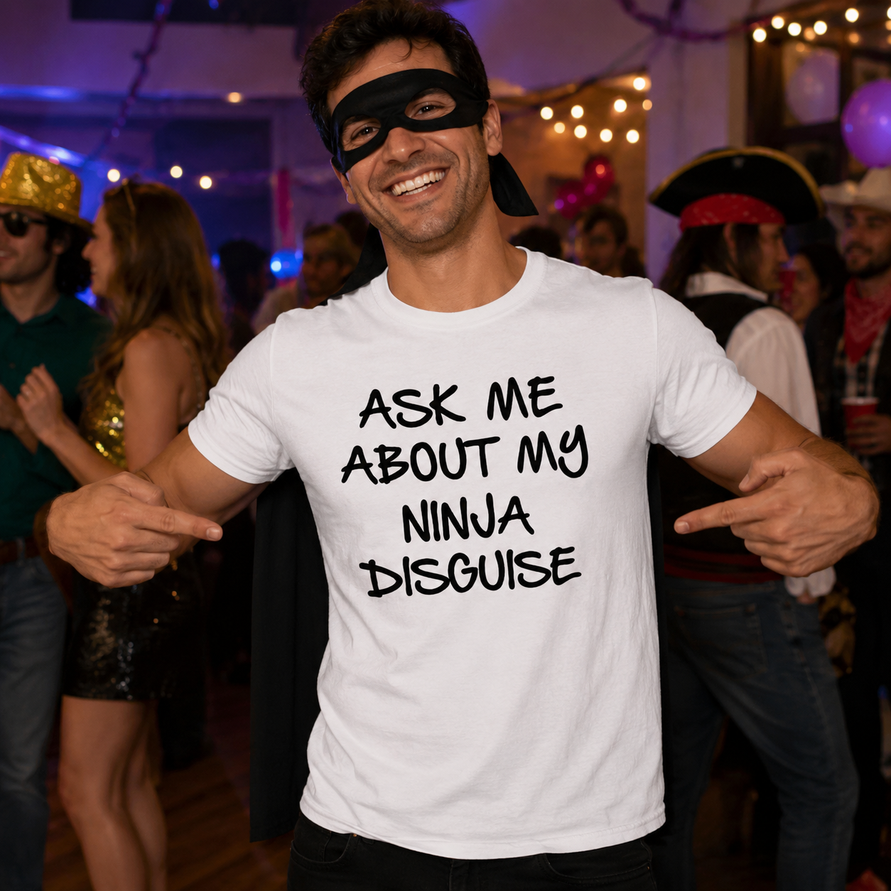Ask Me About My Ninja Disguise T Shirt