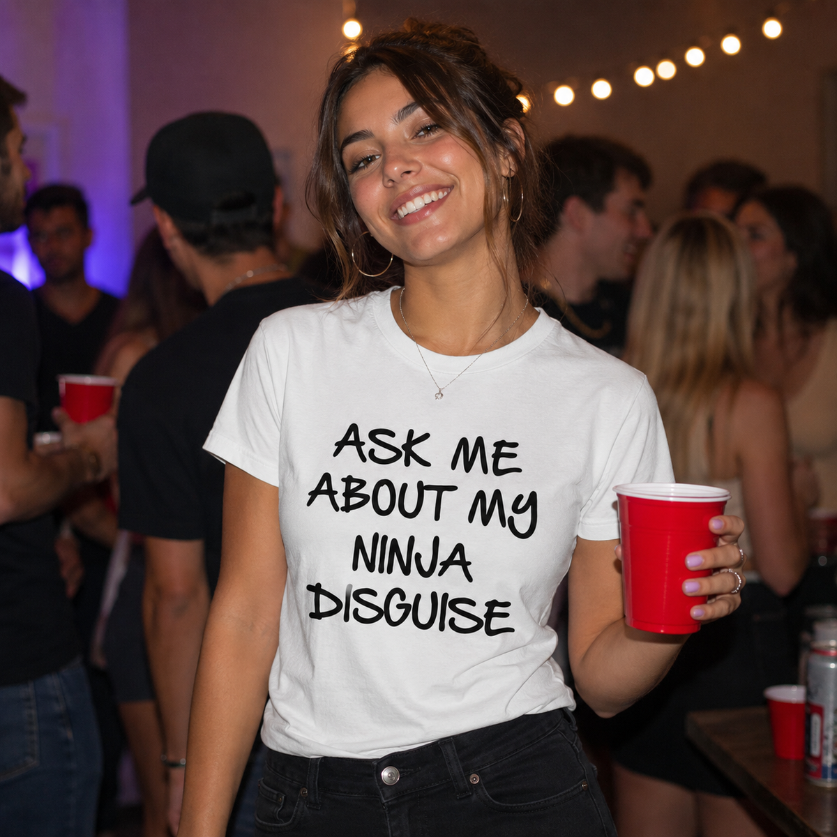Ask Me About My Ninja Disguise T Shirt