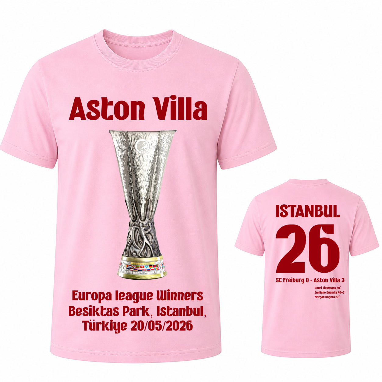 Aston Villa Europa League 2026 Winners Shirt
