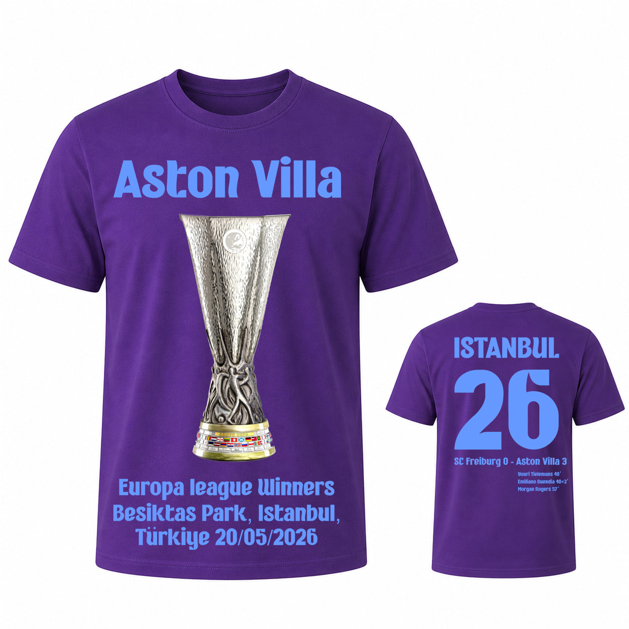 Aston Villa Europa League 2026 Winners Shirt