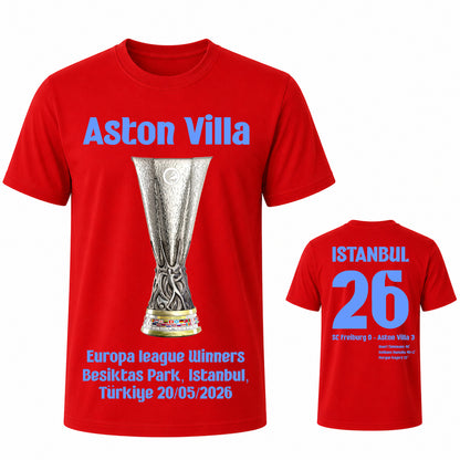 Aston Villa Europa League 2026 Winners Shirt