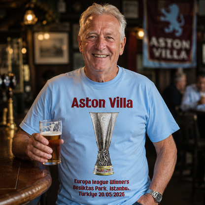 Aston Villa Europa League 2026 Winners Shirt