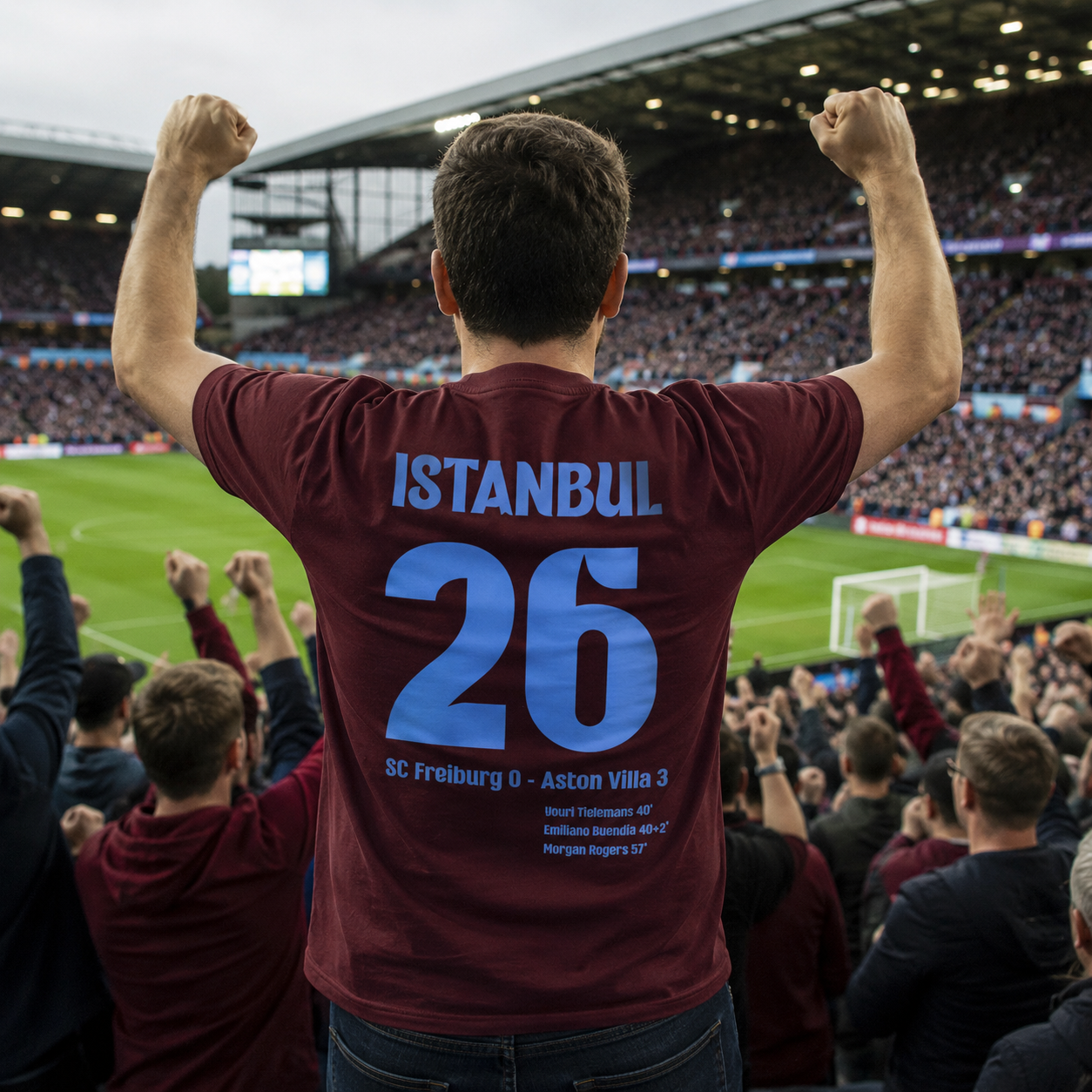 Aston Villa Europa League 2026 Winners Shirt