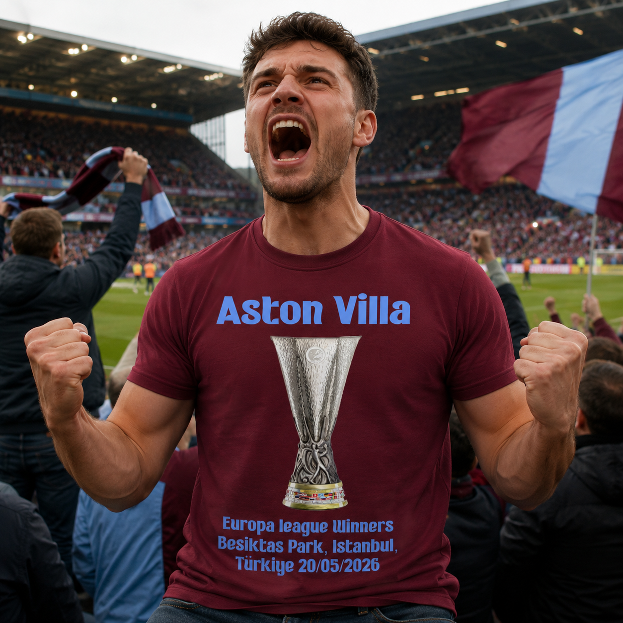 Aston Villa Europa League 2026 Winners Shirt