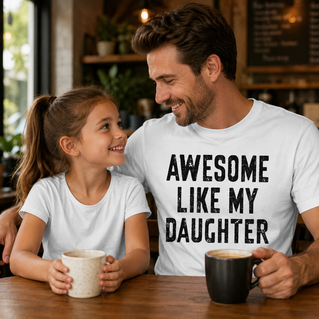 Awesome Like My Daughter T Shirt Funny Dad Gift Husband Shirt Fathers Day Gift