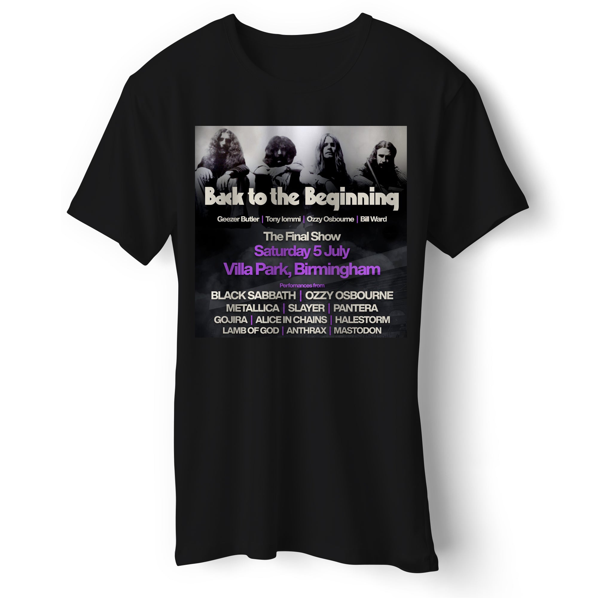 Back to The Beginning T Shirt | Shop for Black Sabbath Last Gig