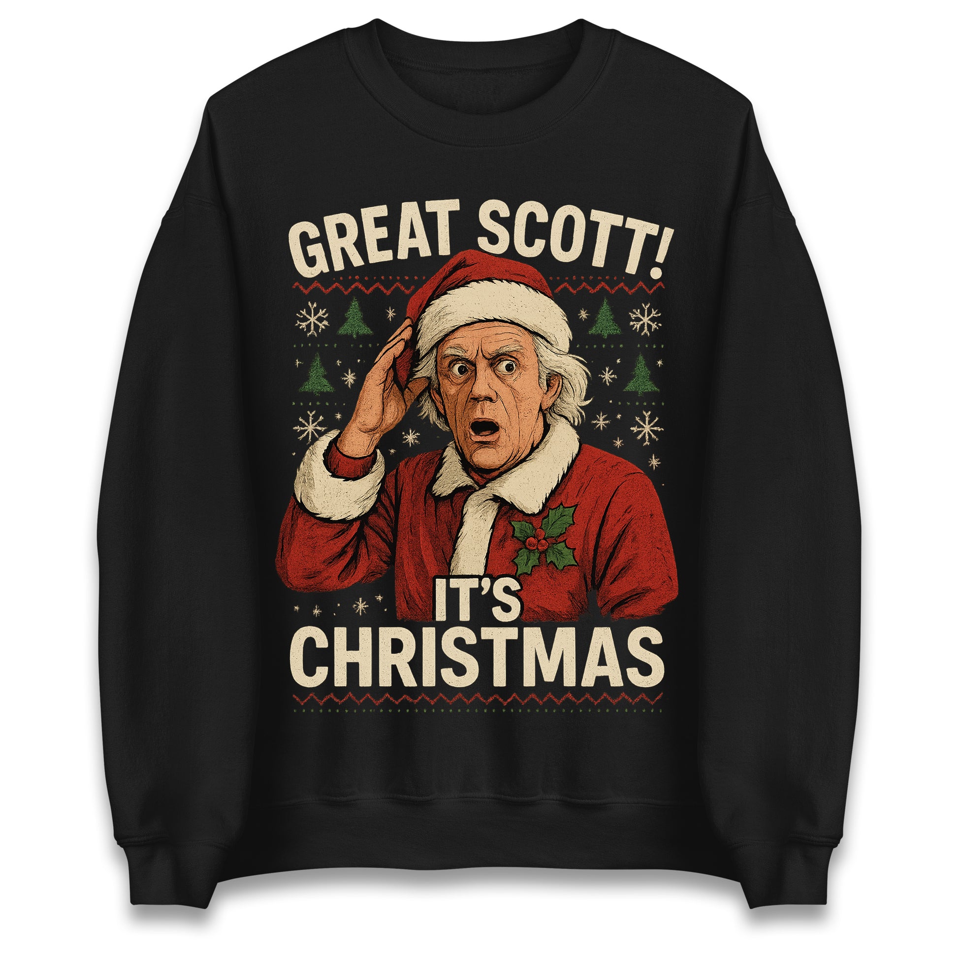 Back to The Future Christmas Sweater