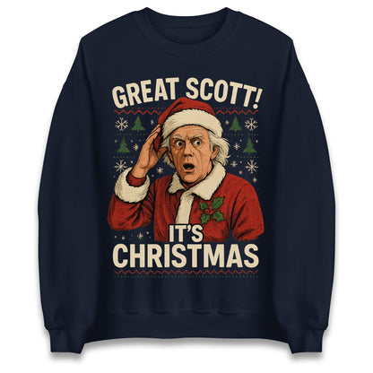 Back to The Future Christmas Sweater