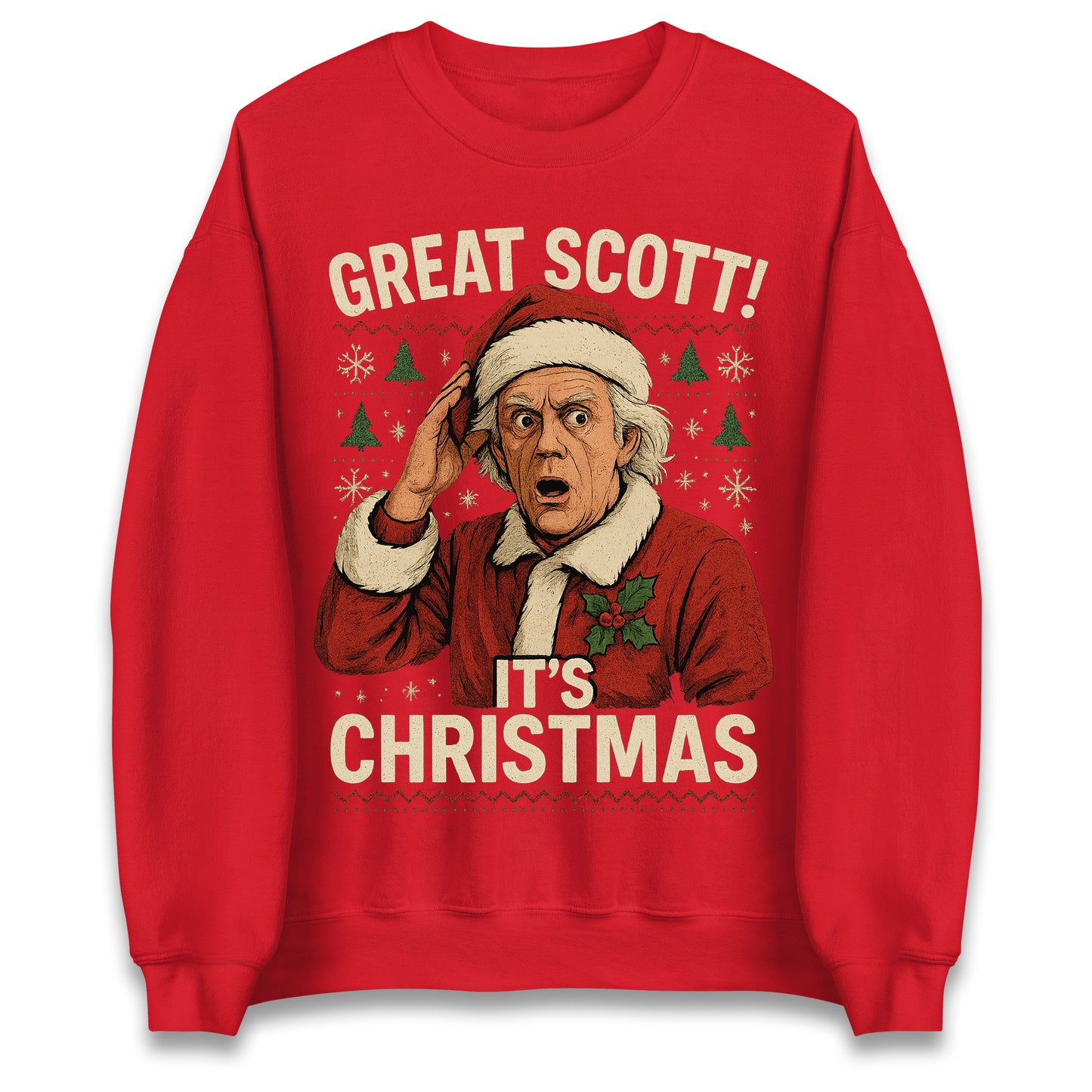 Back to The Future Christmas Sweater
