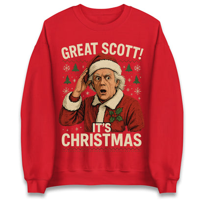 Back to The Future Christmas Sweater