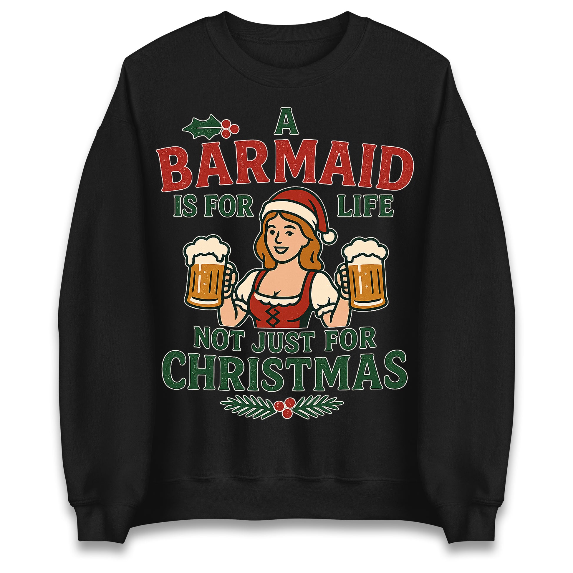Barmaid Xmas Jumper
