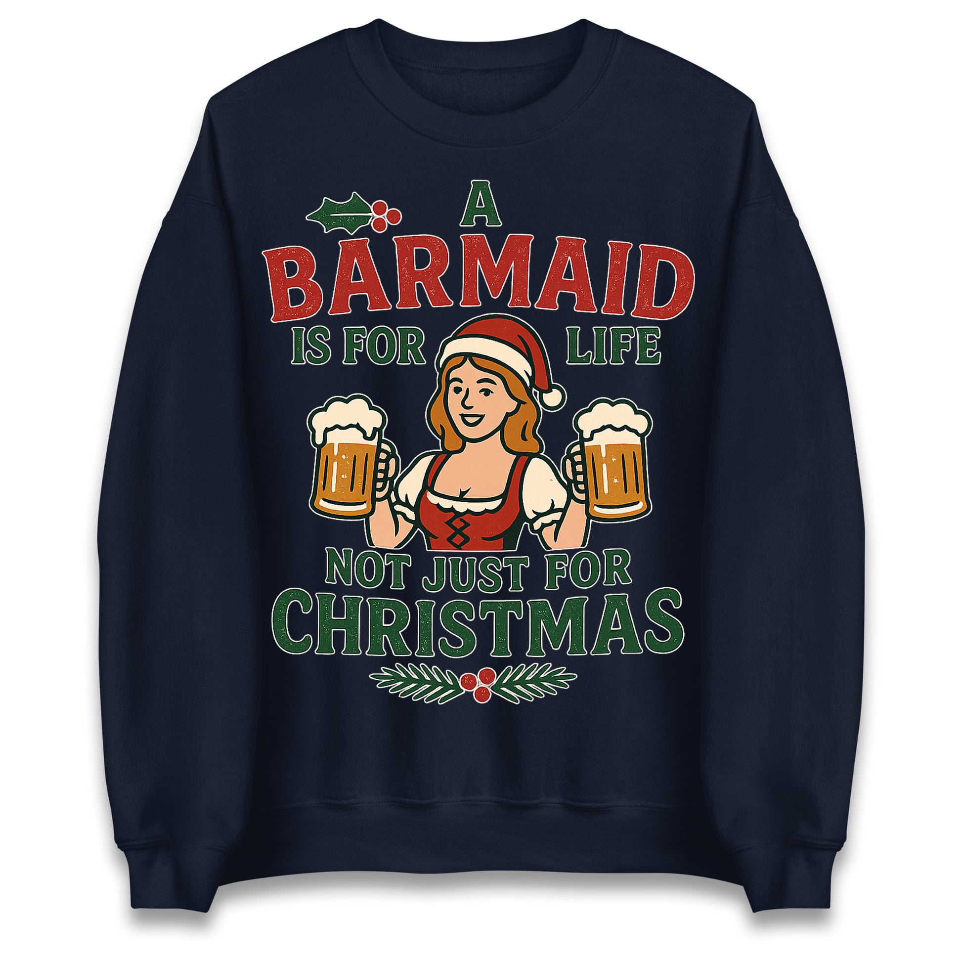Barmaid Xmas Jumper