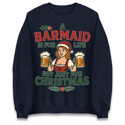 Barmaid Xmas Jumper