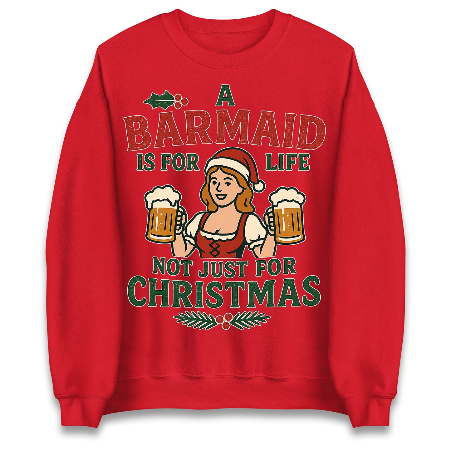 Barmaid Xmas Jumper
