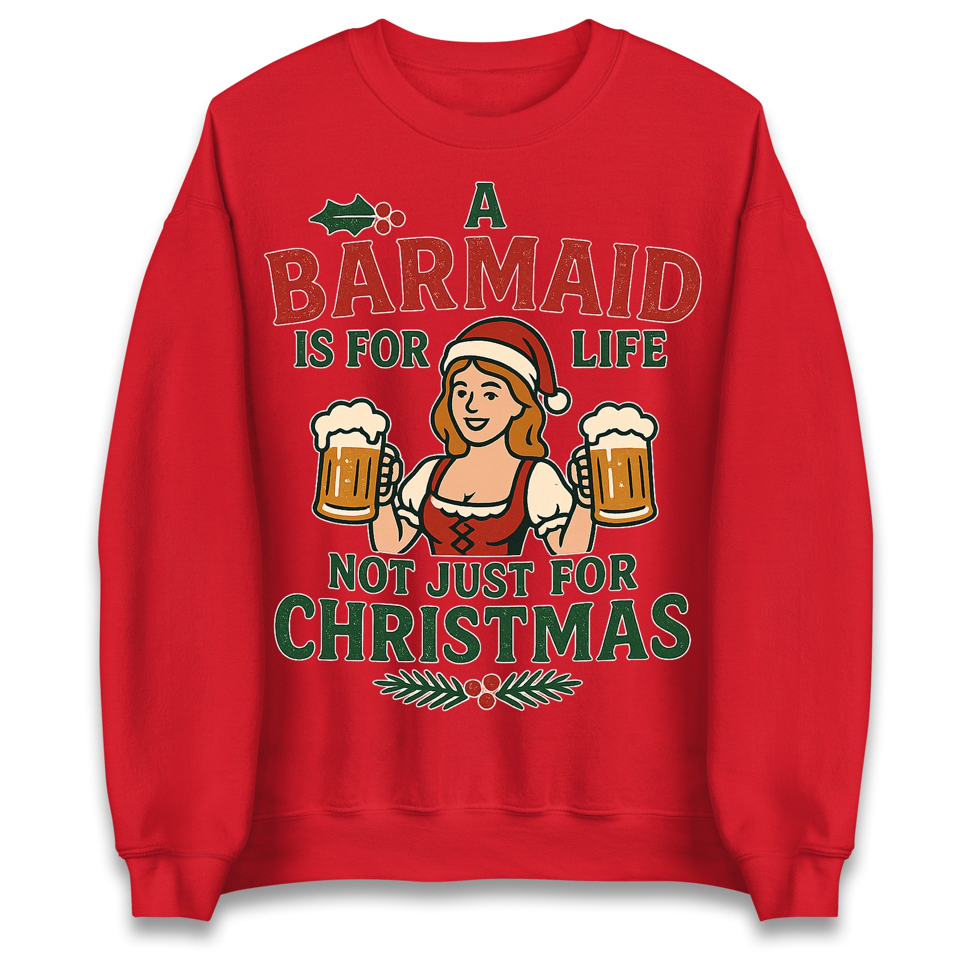 Barmaid Xmas Jumper