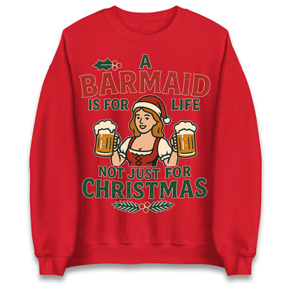 Barmaid Xmas Jumper