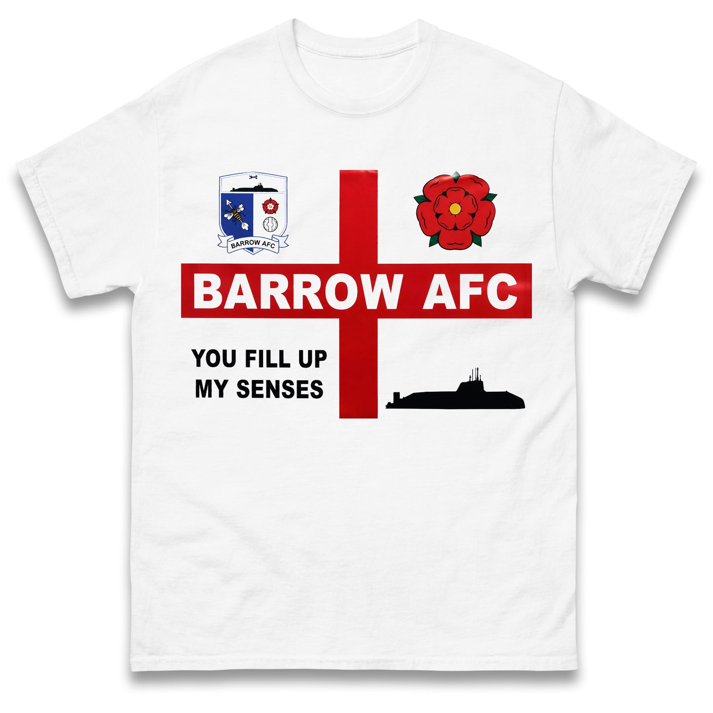 Barrow England World Cup Flag Football Shirt
