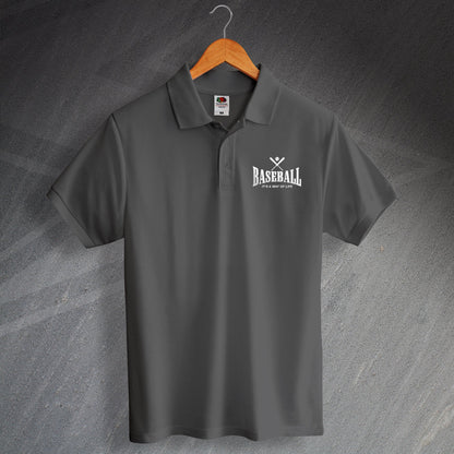 Baseball It's a Way of Life Polo Shirt