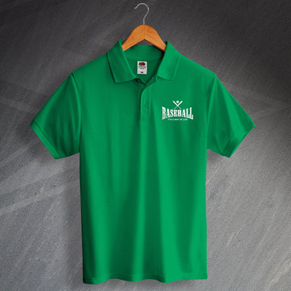 Baseball It's a Way of Life Polo Shirt