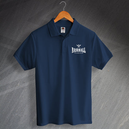 Baseball It's a Way of Life Polo Shirt